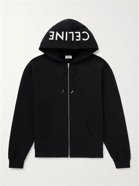 celine zip up hoodie